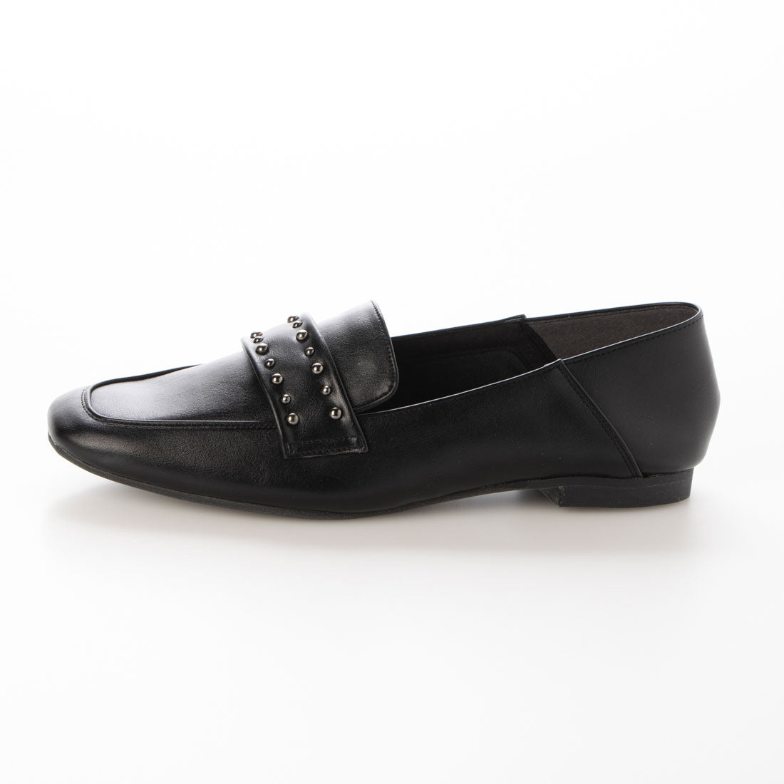 ラフオレッタ Lauf oletta 【レイン対応】スタッズバブーシュローファー(LRH122) （BLACK） BLACK