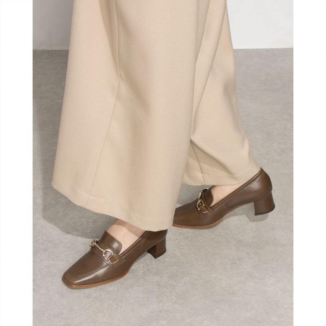 LuLuca step Square bit pumps that can be worn on and off