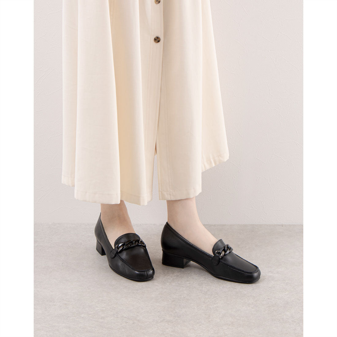 ルルカステップ LuLuca step チェーンビットローファー