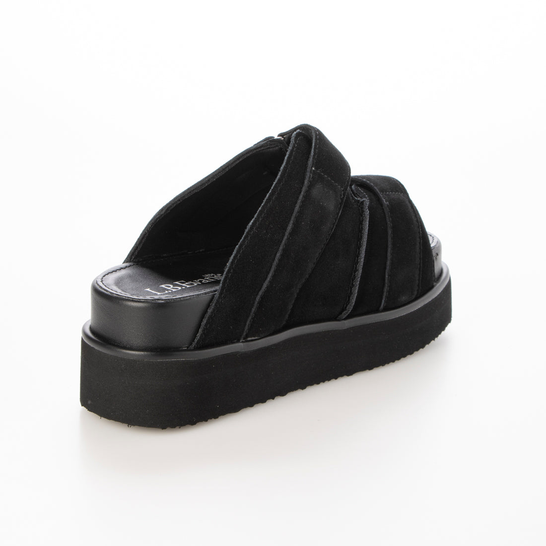 エルビーエヴァンズ L.B.Evans Rosie 厚底サンダル （Black） Black