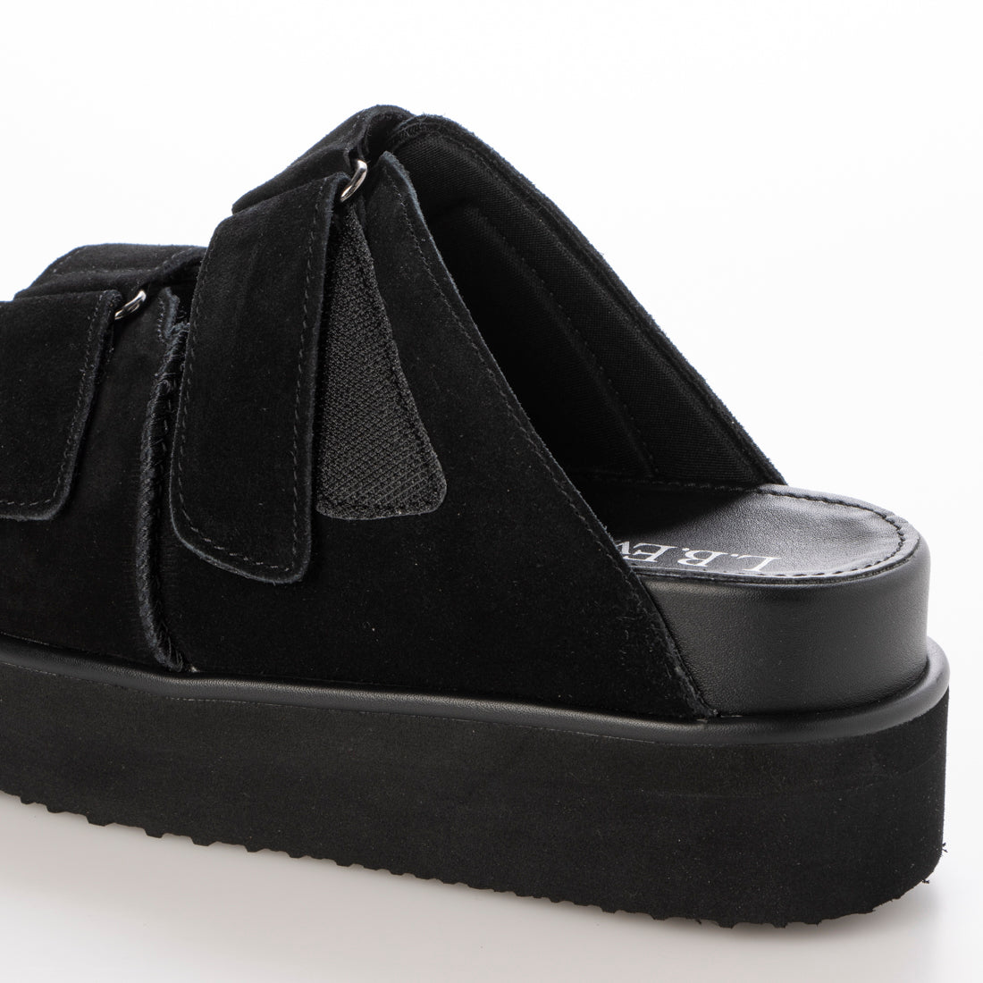 エルビーエヴァンズ L.B.Evans Rosie 厚底サンダル （Black） Black