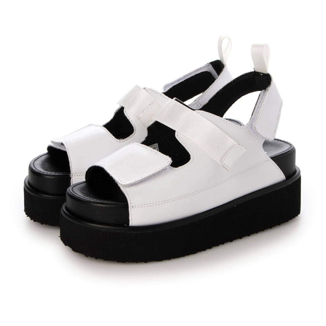 エルビーエヴァンズ L.B.Evans Mia 厚底サンダル （White） White