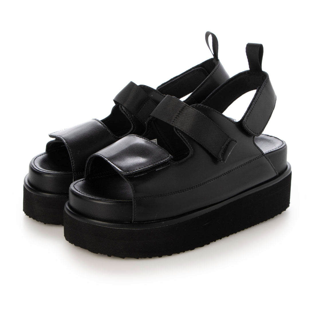 エルビーエヴァンズ L.B.Evans Mia 厚底サンダル （Black） Black