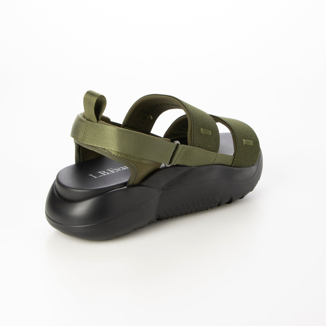 エルビーエヴァンズ L.B.Evans Lucy 厚底サンダル （Olive） Olive
