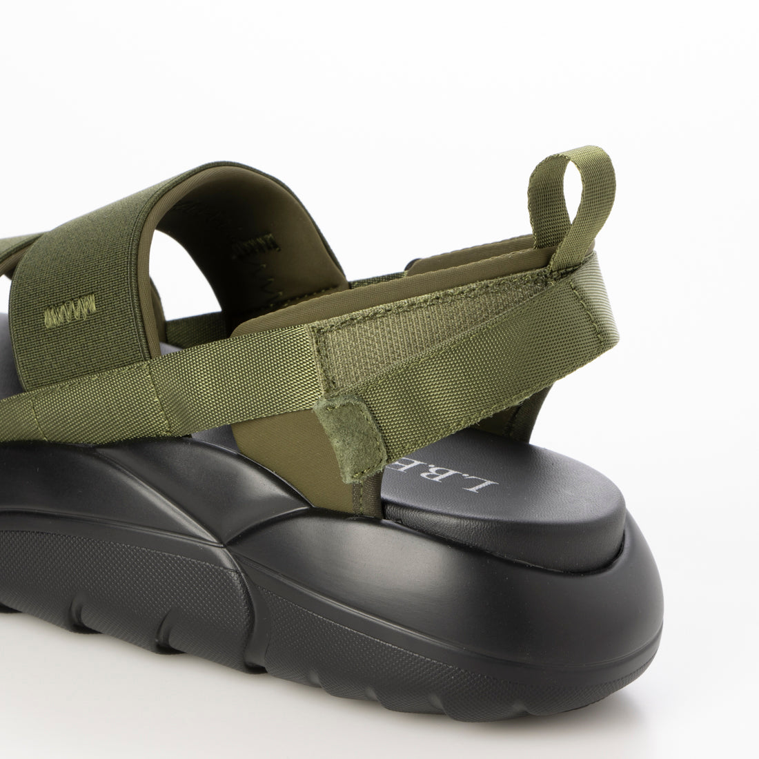 エルビーエヴァンズ L.B.Evans Lucy 厚底サンダル （Olive） Olive