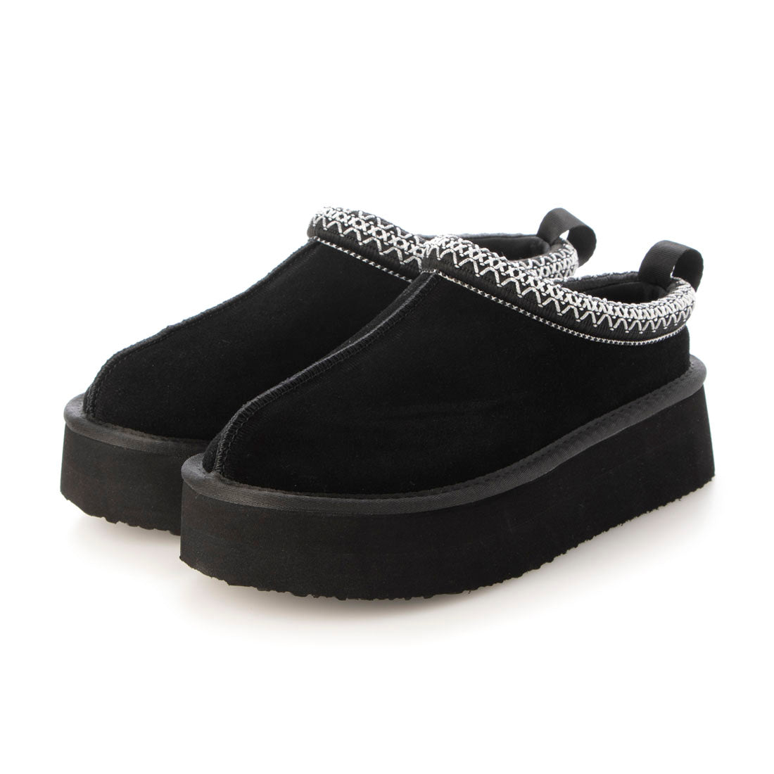 エルビーエヴァンズ L.B.Evans ELENA 厚底スリッポン （Black） Black