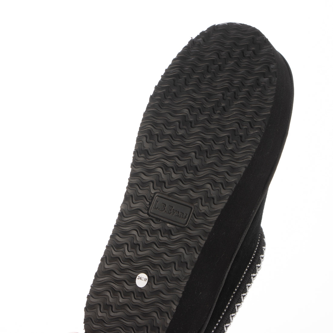 エルビーエヴァンズ L.B.Evans ELENA 厚底スリッポン （Black） Black