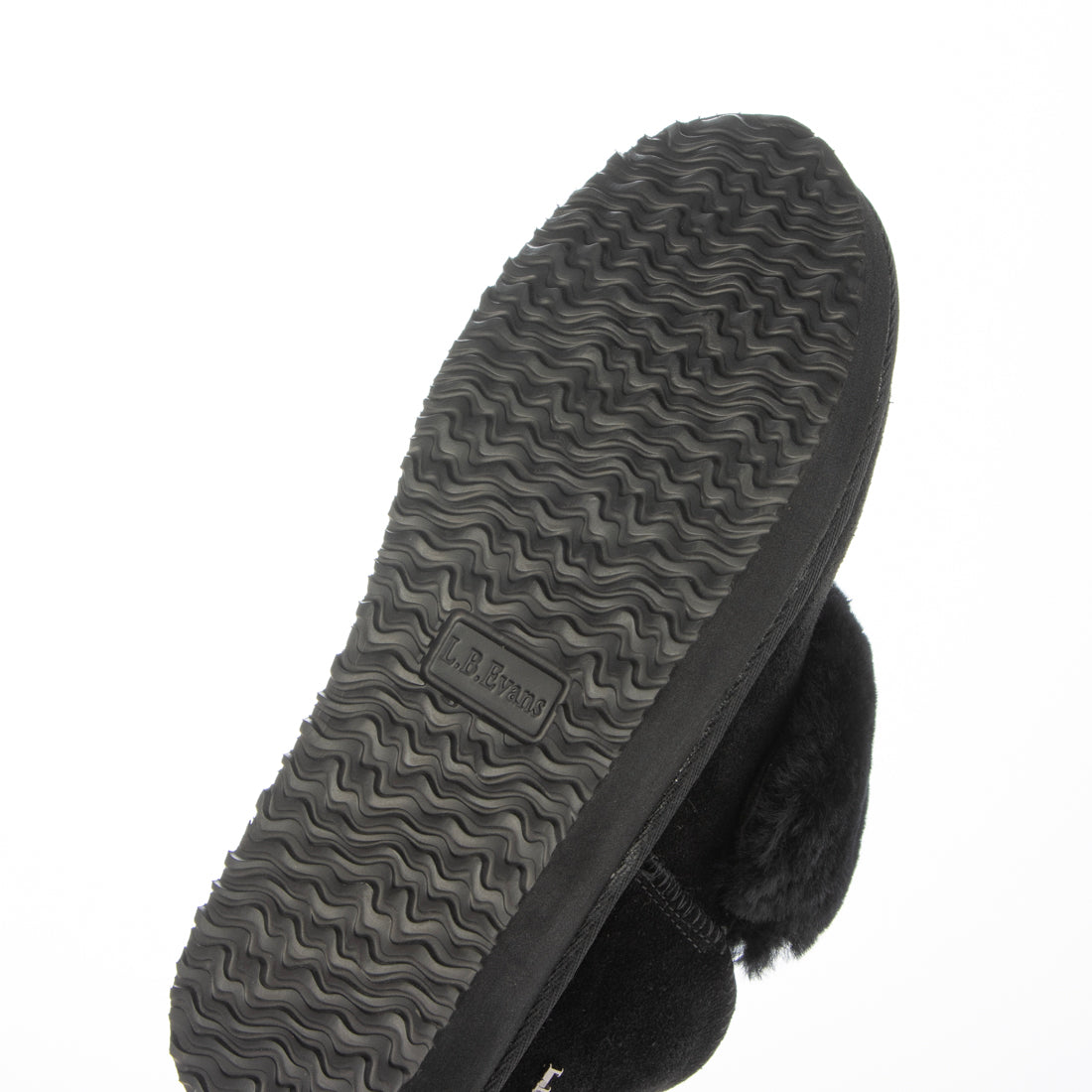 エルビーエヴァンズ L.B.Evans Mel 厚底ボアショートブーツ （Black） Black