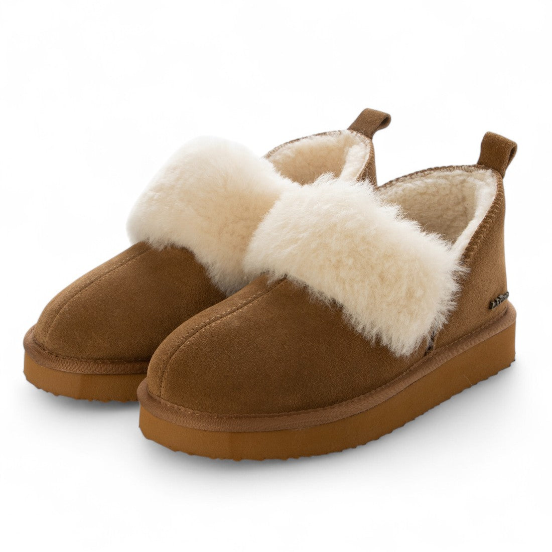 エルビーエヴァンズ L.B.Evans Mel 厚底ボアショートブーツ （Chestnut） Chestnut