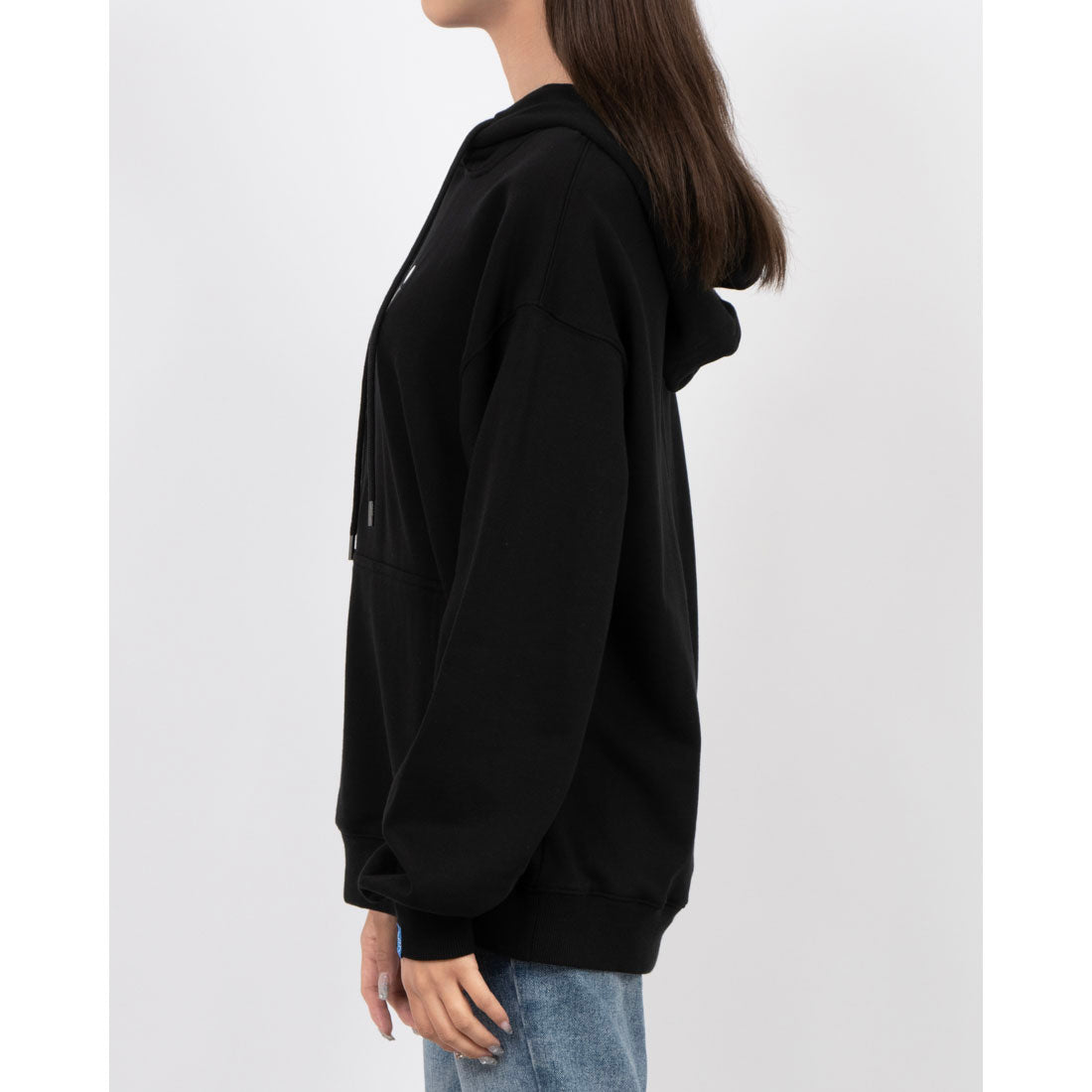 ロングライフアンドハピネス Longlife & Happiness Oui コットン オーバーサイズ フーディー （BLACK） BLACK