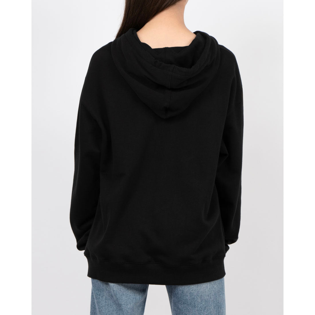 ロングライフアンドハピネス Longlife & Happiness Oui コットン オーバーサイズ フーディー （BLACK） BLACK