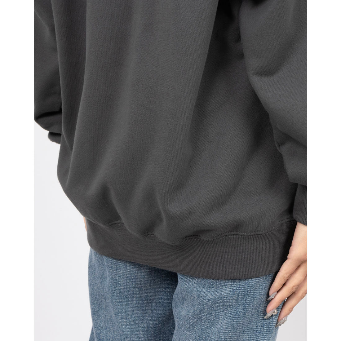 ロングライフアンドハピネス Longlife & Happiness ACTIVE WOMEN コットン オーバーサイズ フーディー （GREY MARL） GREY MARL