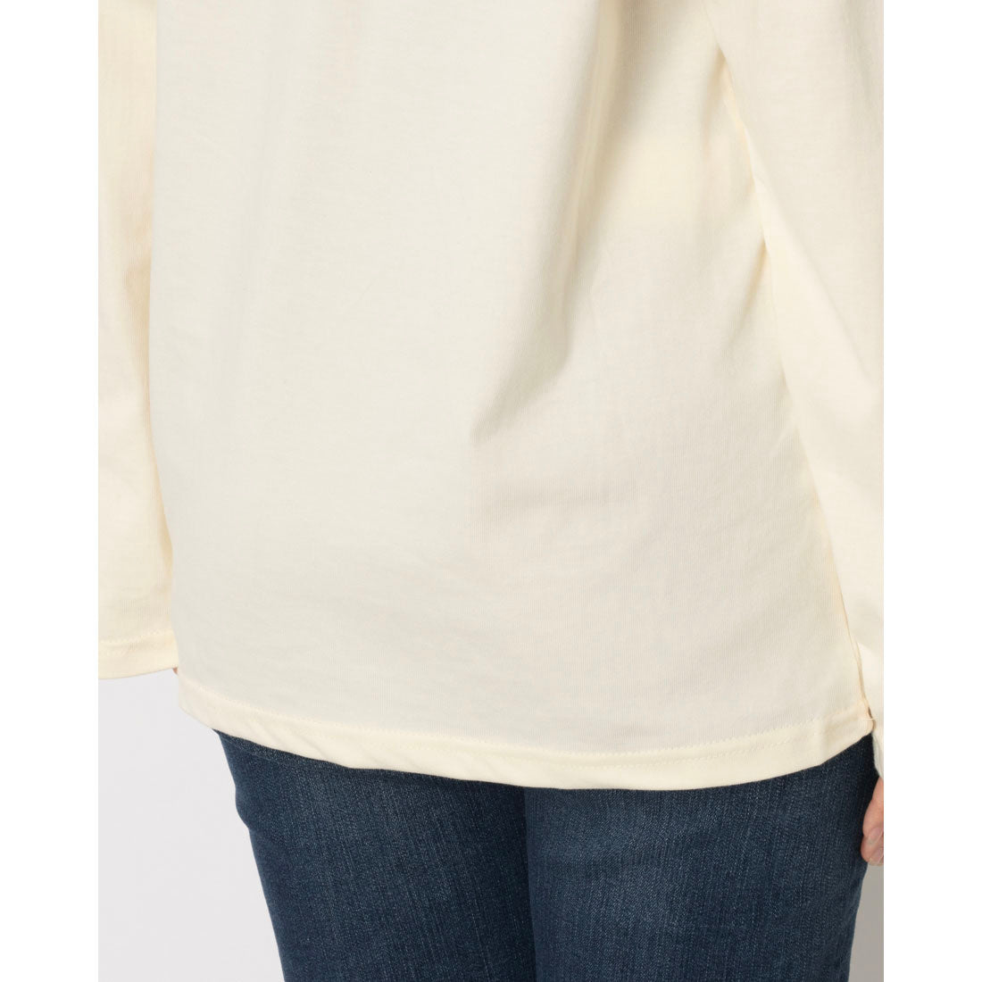 ロングライフアンドハピネス Longlife & Happiness MUSCLE BEACH コットン ロングスリーブティー （WHITE） WHITE