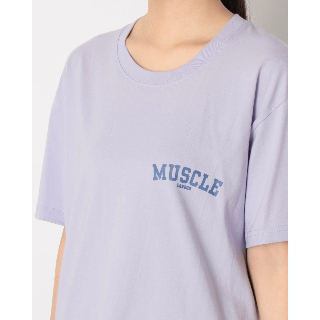 ロングライフアンドハピネス Longlife & Happiness Small Muscle London コットン クルー 半袖 Tシャツ （WHITE） WHITE
