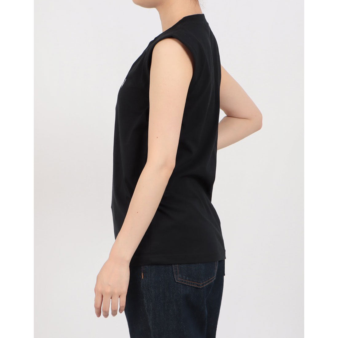ロングライフアンドハピネス Longlife & Happiness C'est Bon le Yoga コットン ボックスタンク （BLACK） BLACK