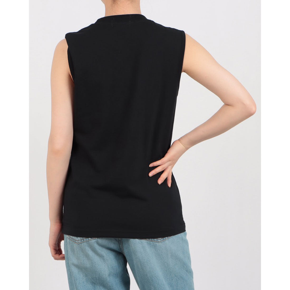ロングライフアンドハピネス Longlife & Happiness Santa Monica Boxing Gym コットン ボックスタンク （BLACK） BLACK