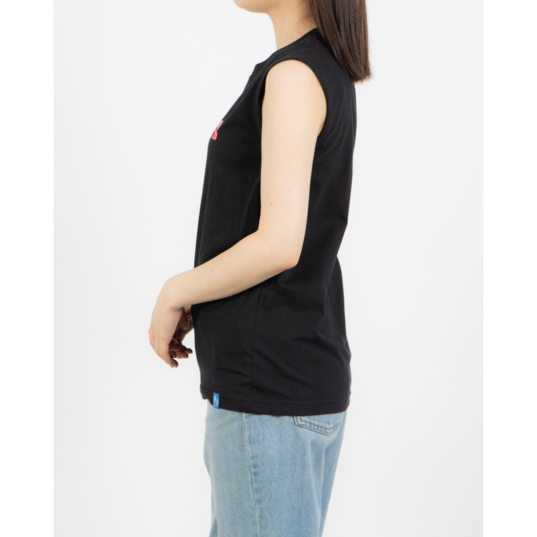 ロングライフアンドハピネス Longlife & Happiness AMOUR コットン ボックスタンク （BLACK） BLACK