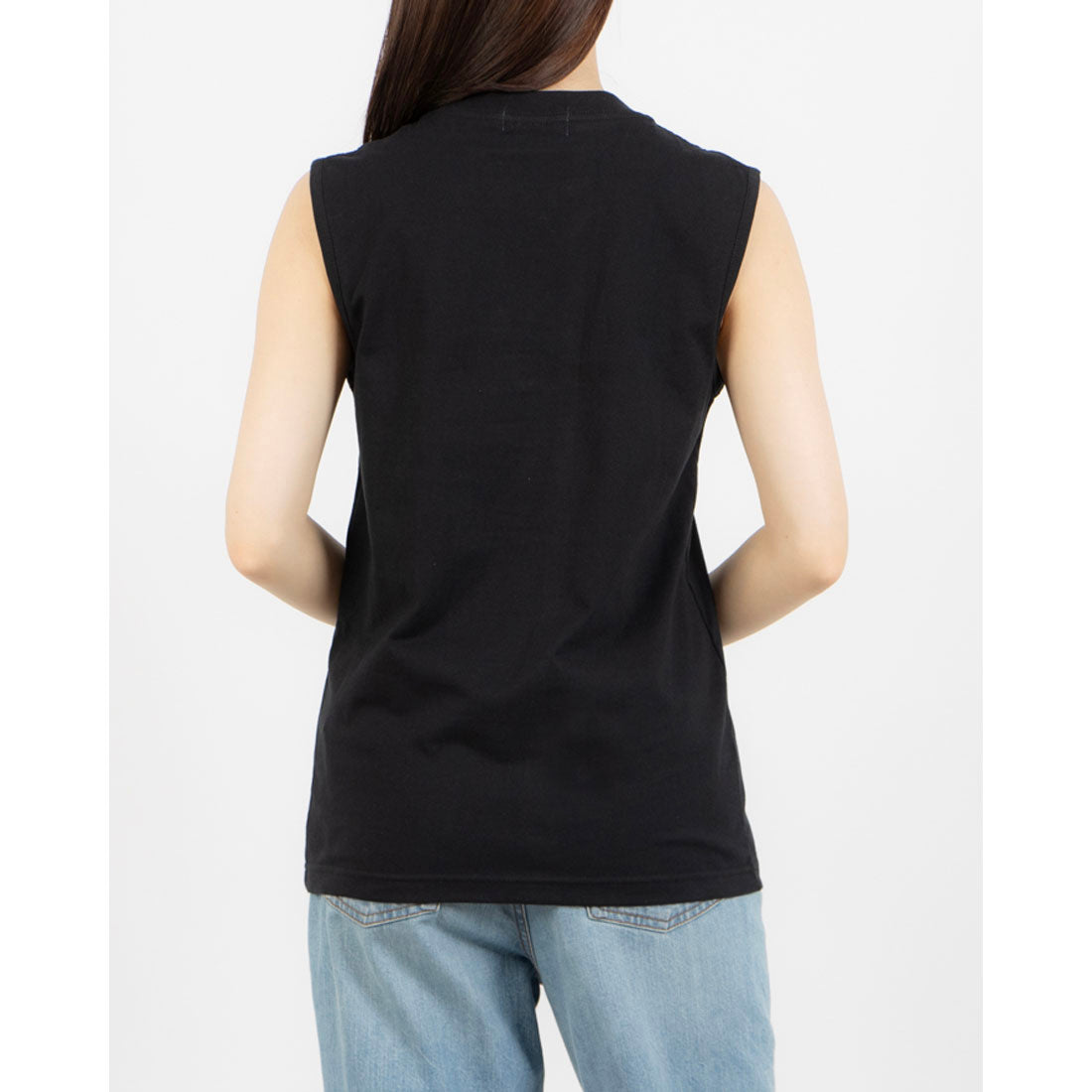 ロングライフアンドハピネス Longlife & Happiness AMOUR コットン ボックスタンク （BLACK） BLACK