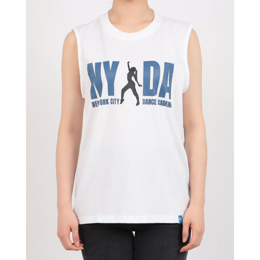 ロングライフアンドハピネス Longlife & Happiness New York Dance Studio コットン ボックスタンク （WHITE） WHITE