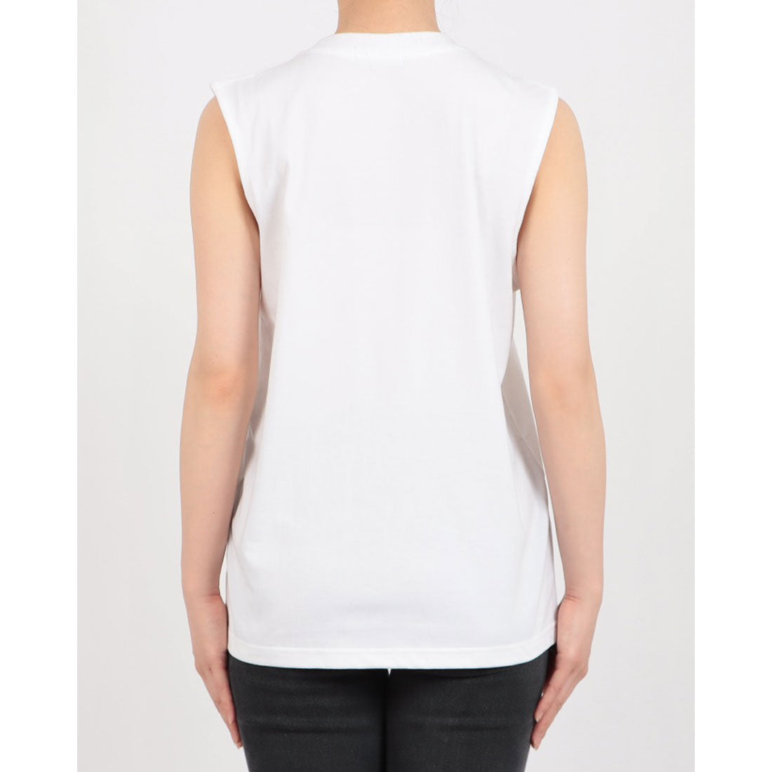 ロングライフアンドハピネス Longlife & Happiness New York Dance Studio コットン ボックスタンク （WHITE） WHITE