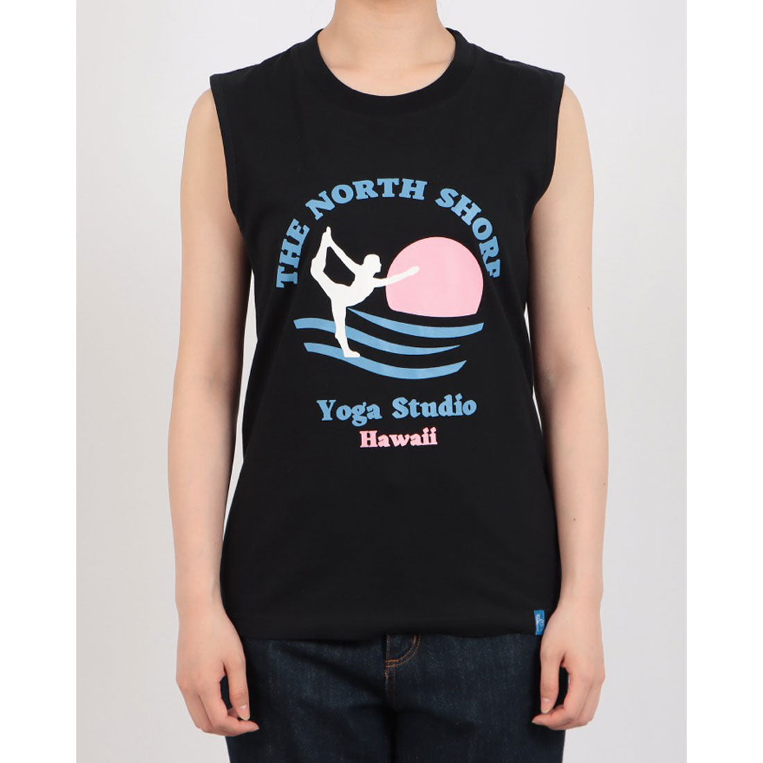 ロングライフアンドハピネス Longlife & Happiness North Shore Yoga Studio コットン ボックスタンク （WHITE） WHITE