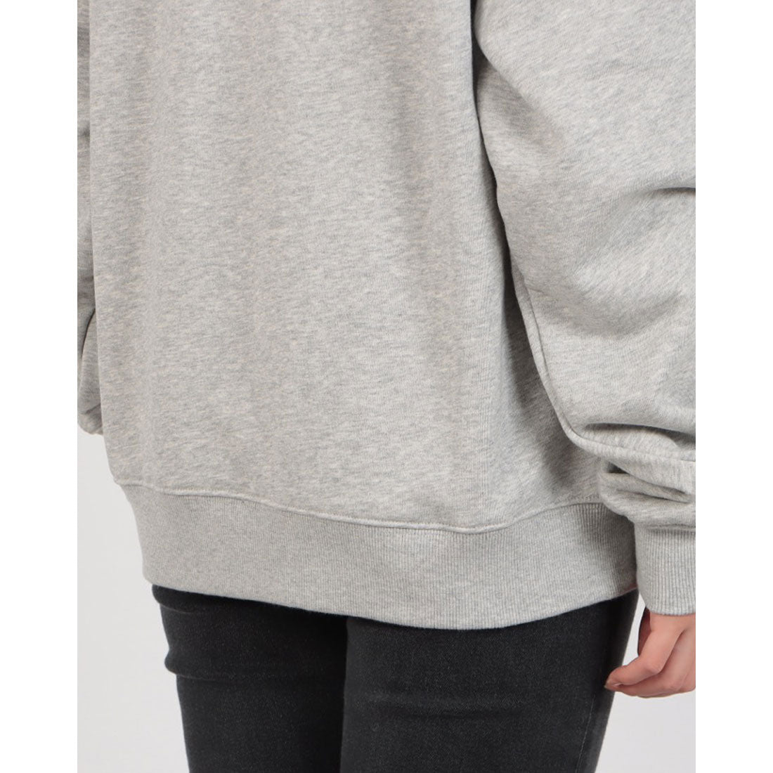ロングライフアンドハピネス Longlife & Happiness ワイルドフラワー クルースウェットシャツ 裏起毛 （GREY MARL） GREY MARL