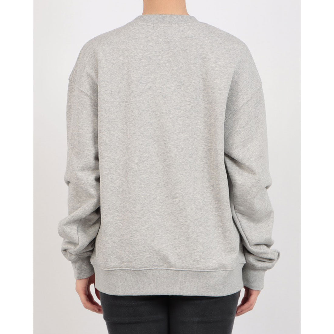 ロングライフアンドハピネス Longlife & Happiness ワイルドフラワー クルースウェットシャツ 裏起毛 （GREY MARL） GREY MARL