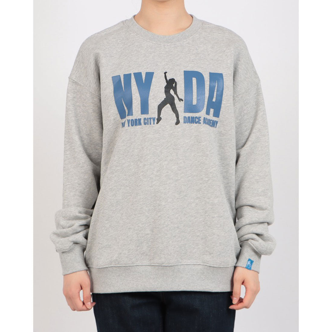 ロングライフアンドハピネス Longlife & Happiness New York Dance Studio クルースウェットシャツ 裏起毛 （GREY MARL） GREY MARL