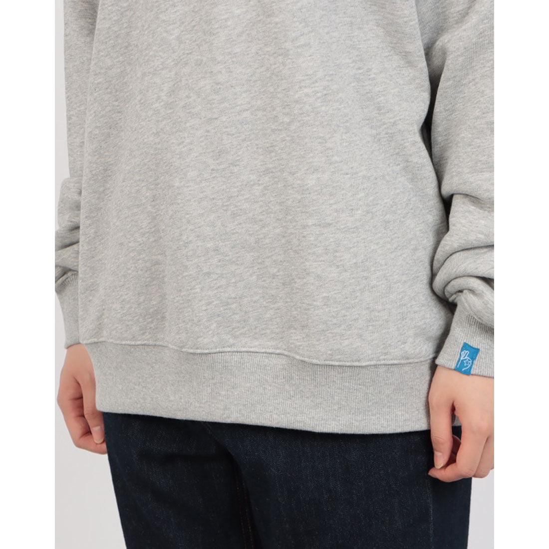 ロングライフアンドハピネス Longlife & Happiness New York Dance Studio クルースウェットシャツ 裏起毛 （GREY MARL） GREY MARL