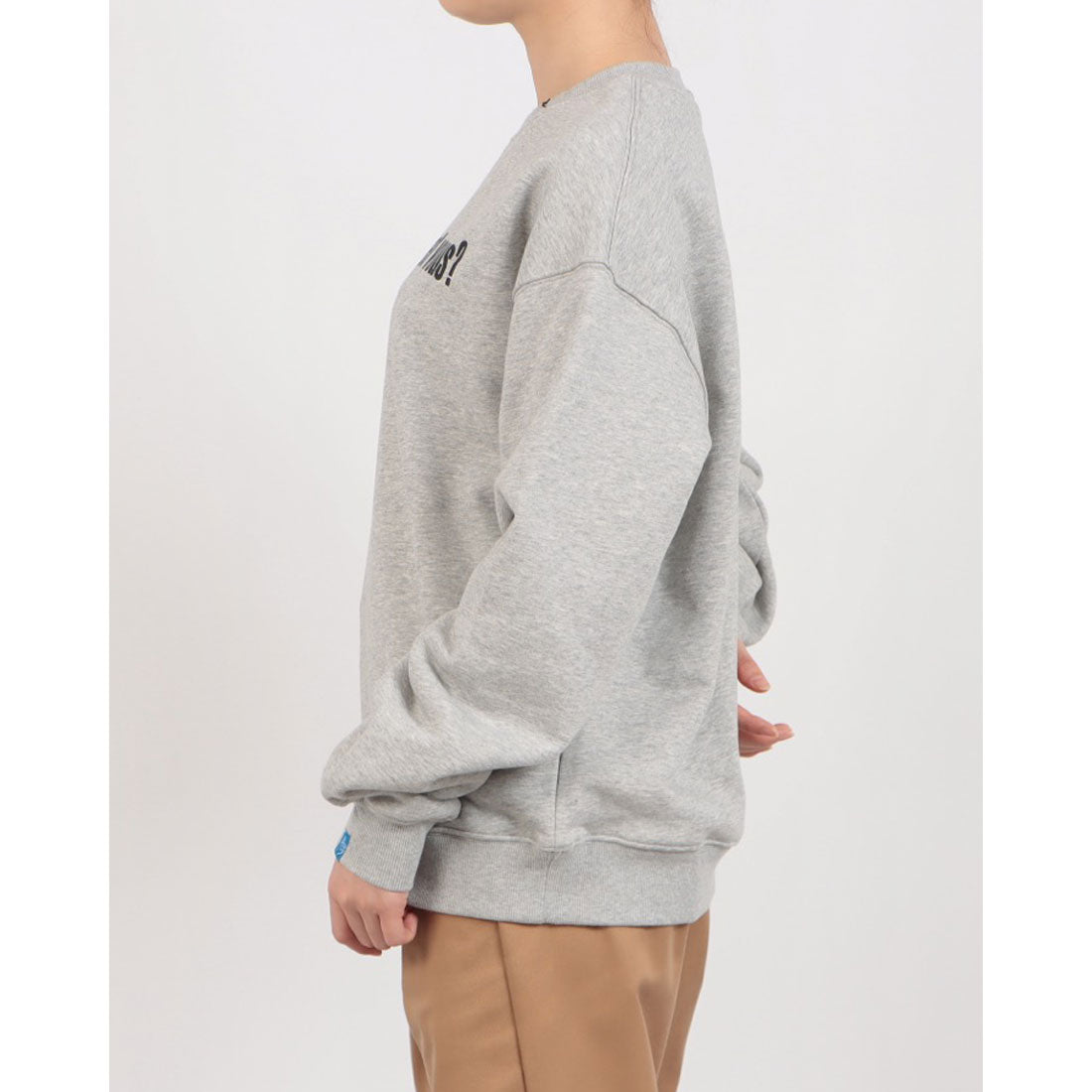 ロングライフアンドハピネス Longlife & Happiness I love yoga クルースウェットシャツ 裏起毛 （BLACK） BLACK