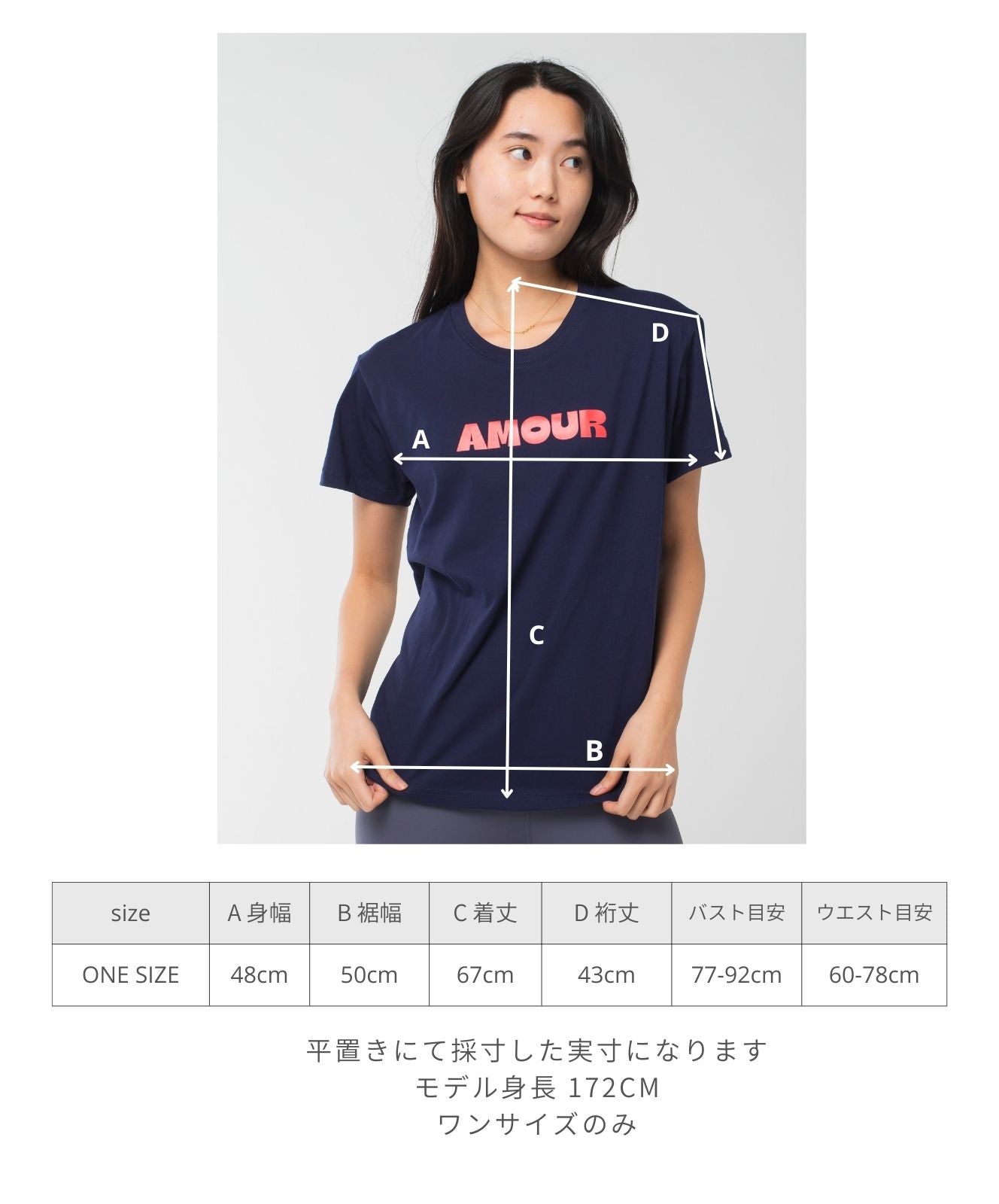 ロングライフアンドハピネス Longlife & Happiness I love yoga コットン クルー 半袖 Tシャツ （CREAM） CREAM