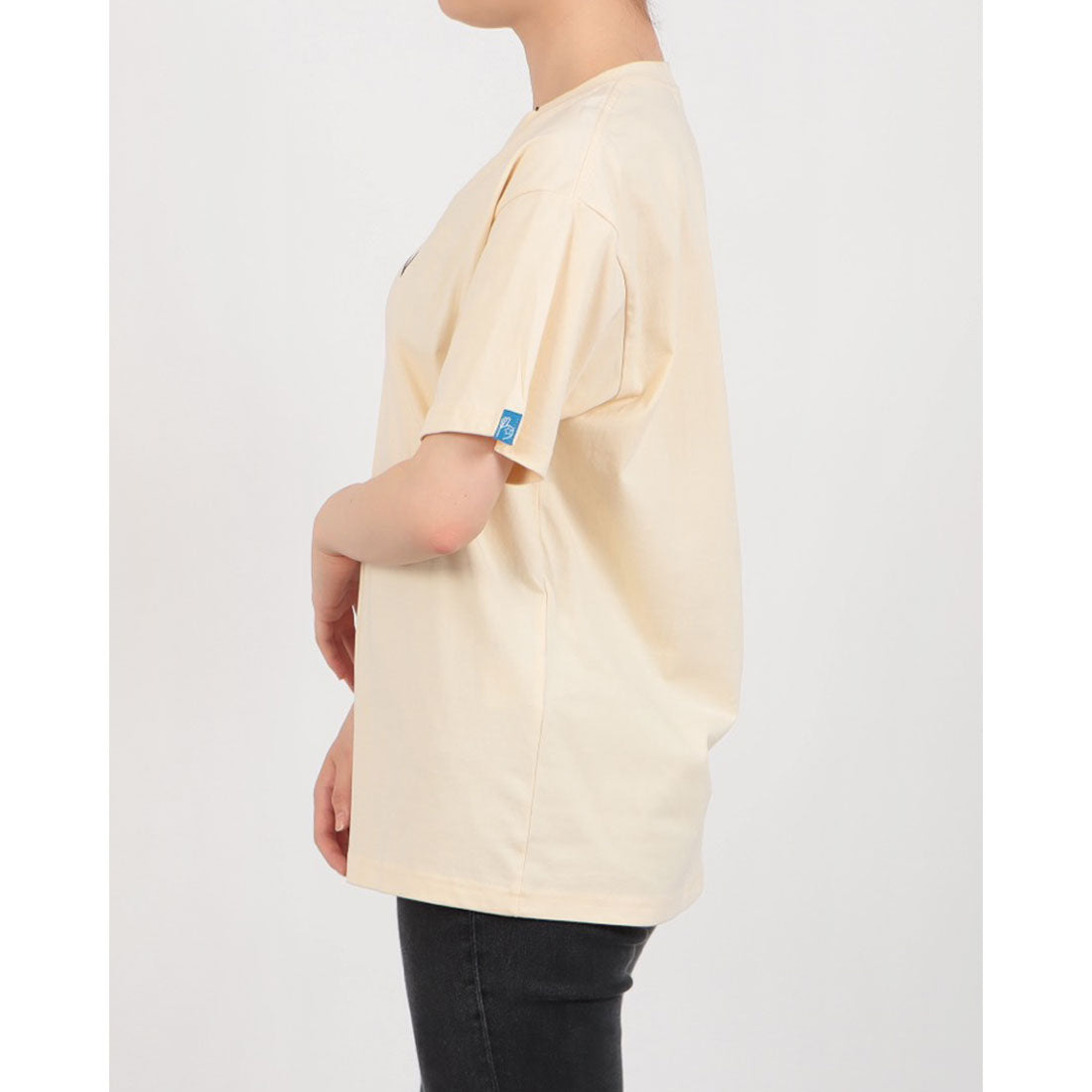 ロングライフアンドハピネス Longlife & Happiness C'est Bon le Yoga コットン クルー 半袖 Tシャツ （LAVENDER） LAVENDER