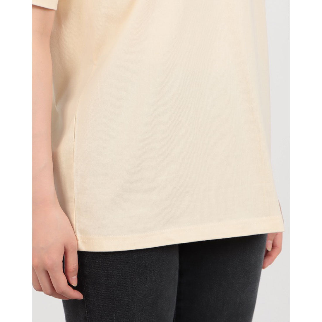 ロングライフアンドハピネス Longlife & Happiness C'est Bon le Yoga コットン クルー 半袖 Tシャツ （LAVENDER） LAVENDER