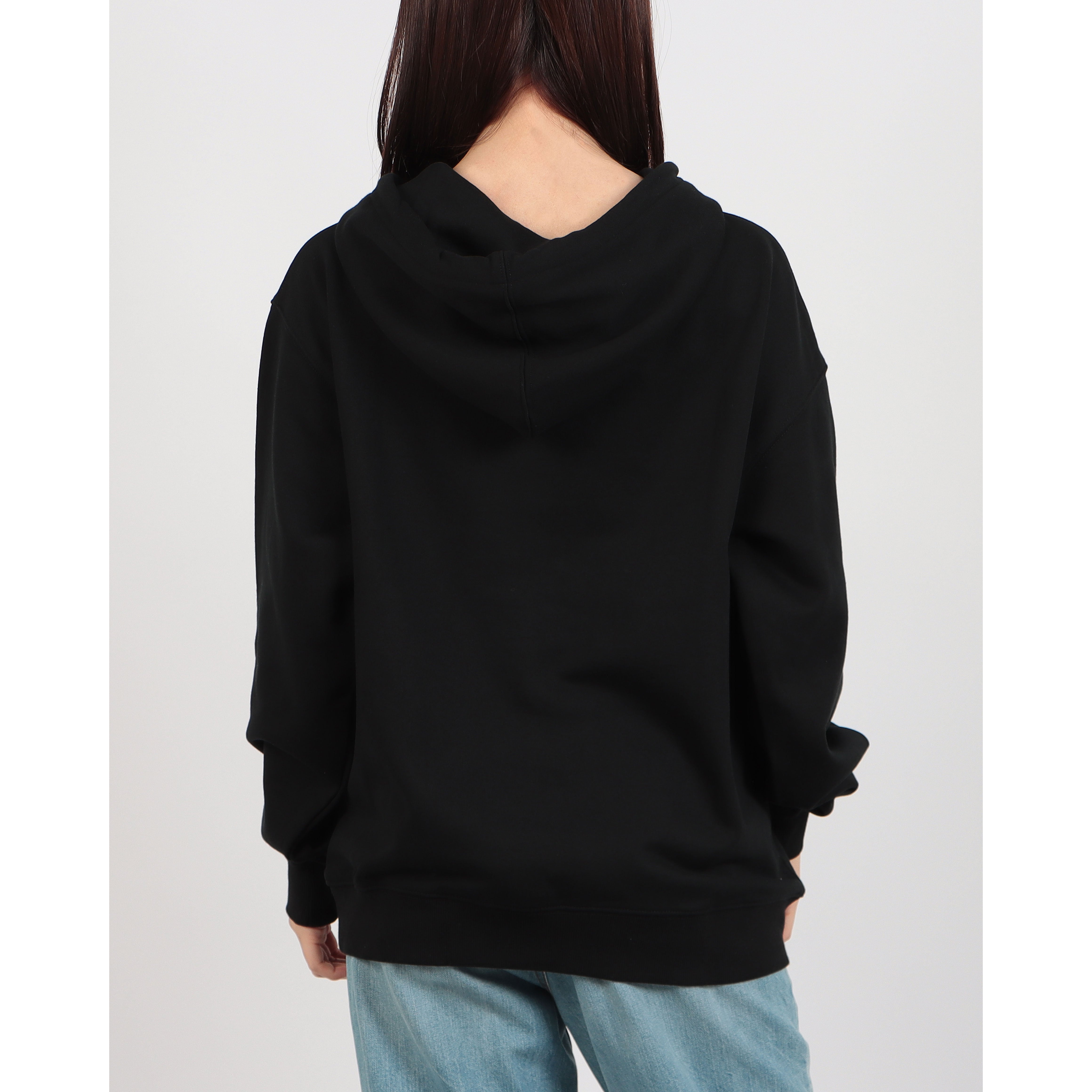 ロングライフアンドハピネス Longlife & Happiness Love & Peace コットン オーバーサイズ フーディー （BLACK） BLACK