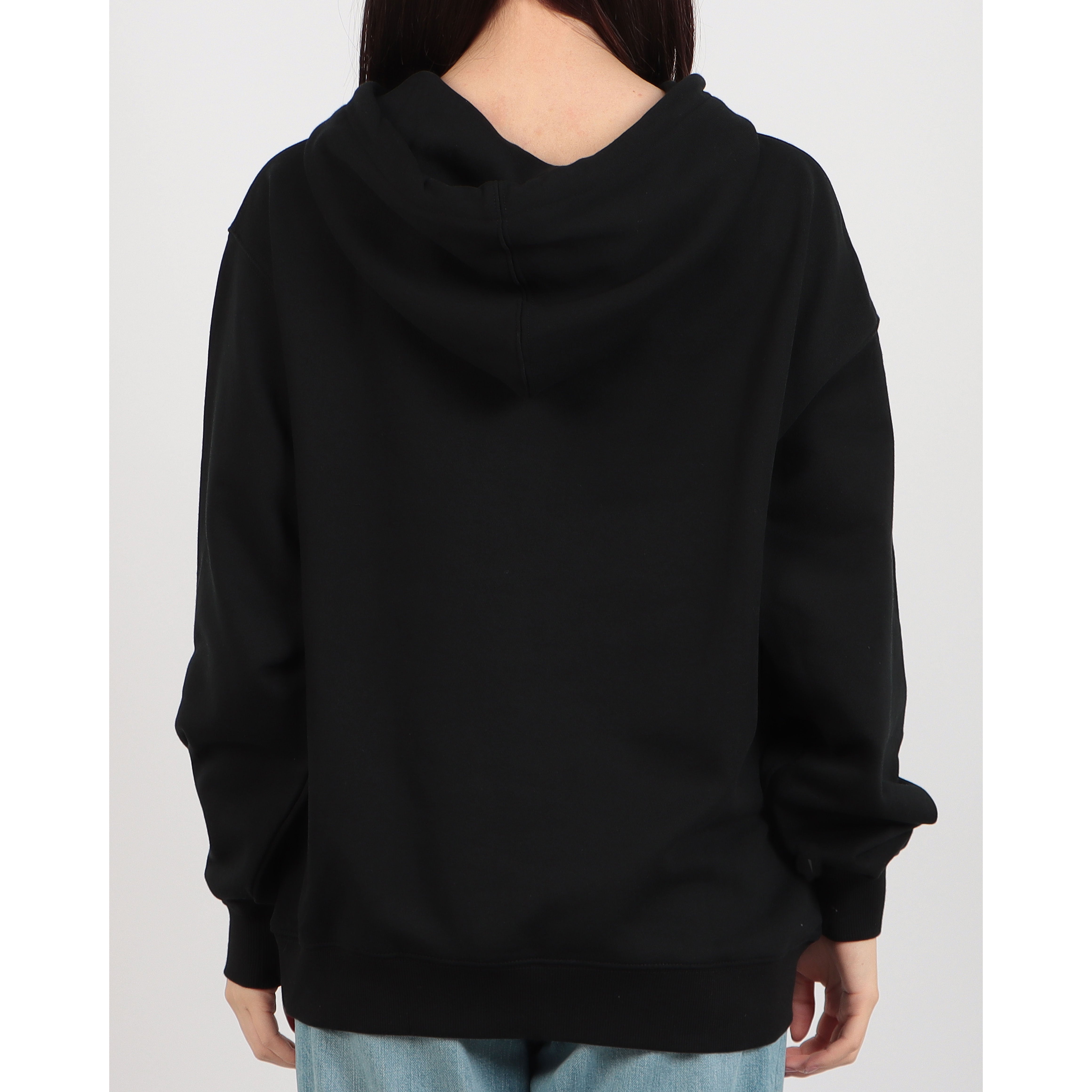ロングライフアンドハピネス Longlife & Happiness Love & Peace コットン オーバーサイズ フーディー （BLACK） BLACK