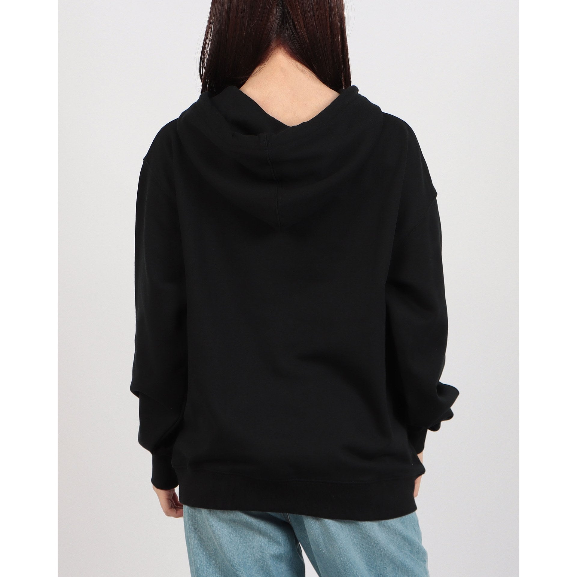 ロングライフアンドハピネス Longlife & Happiness Love & Peace コットン オーバーサイズ フーディー （BLACK） BLACK