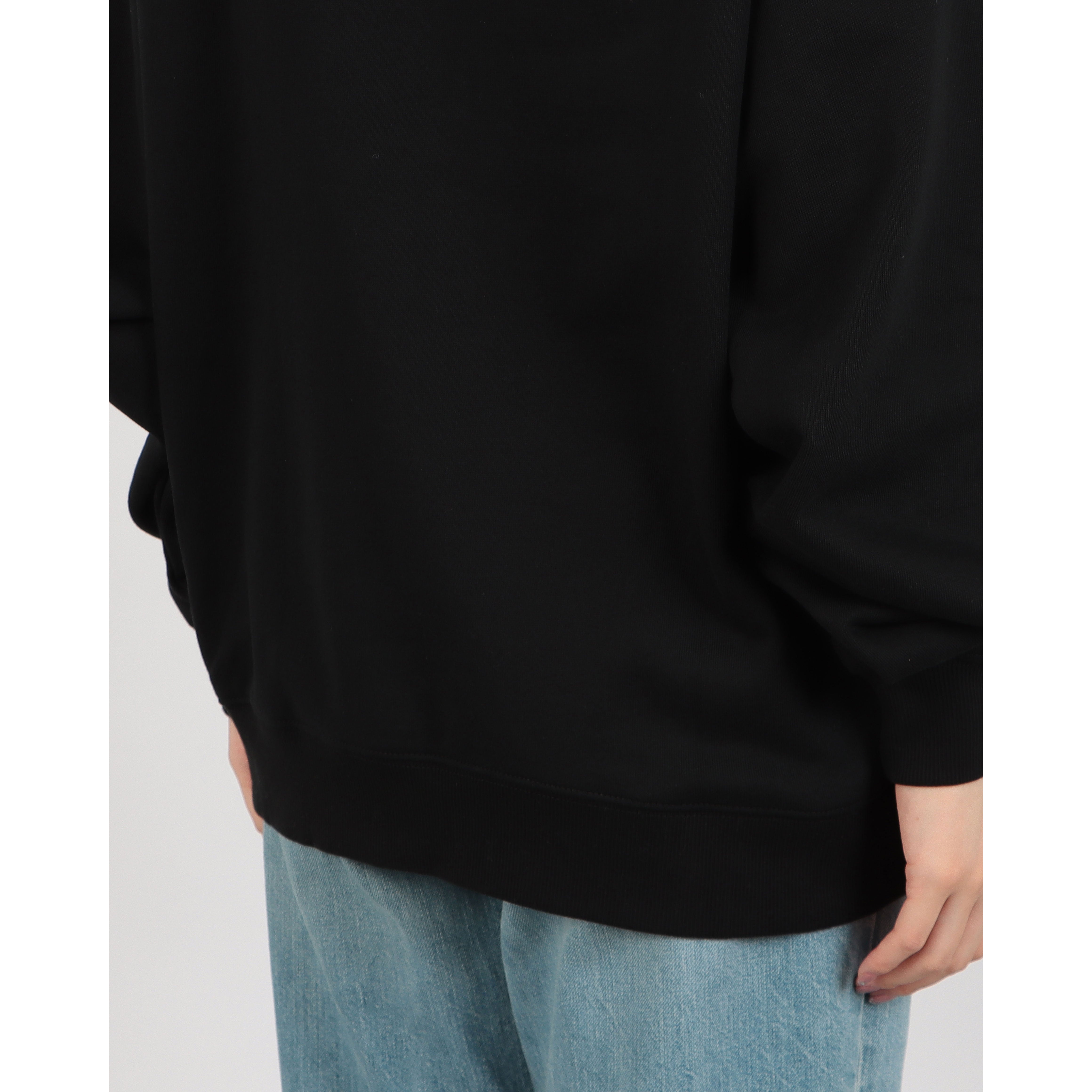ロングライフアンドハピネス Longlife & Happiness Love & Peace コットン オーバーサイズ フーディー （BLACK） BLACK