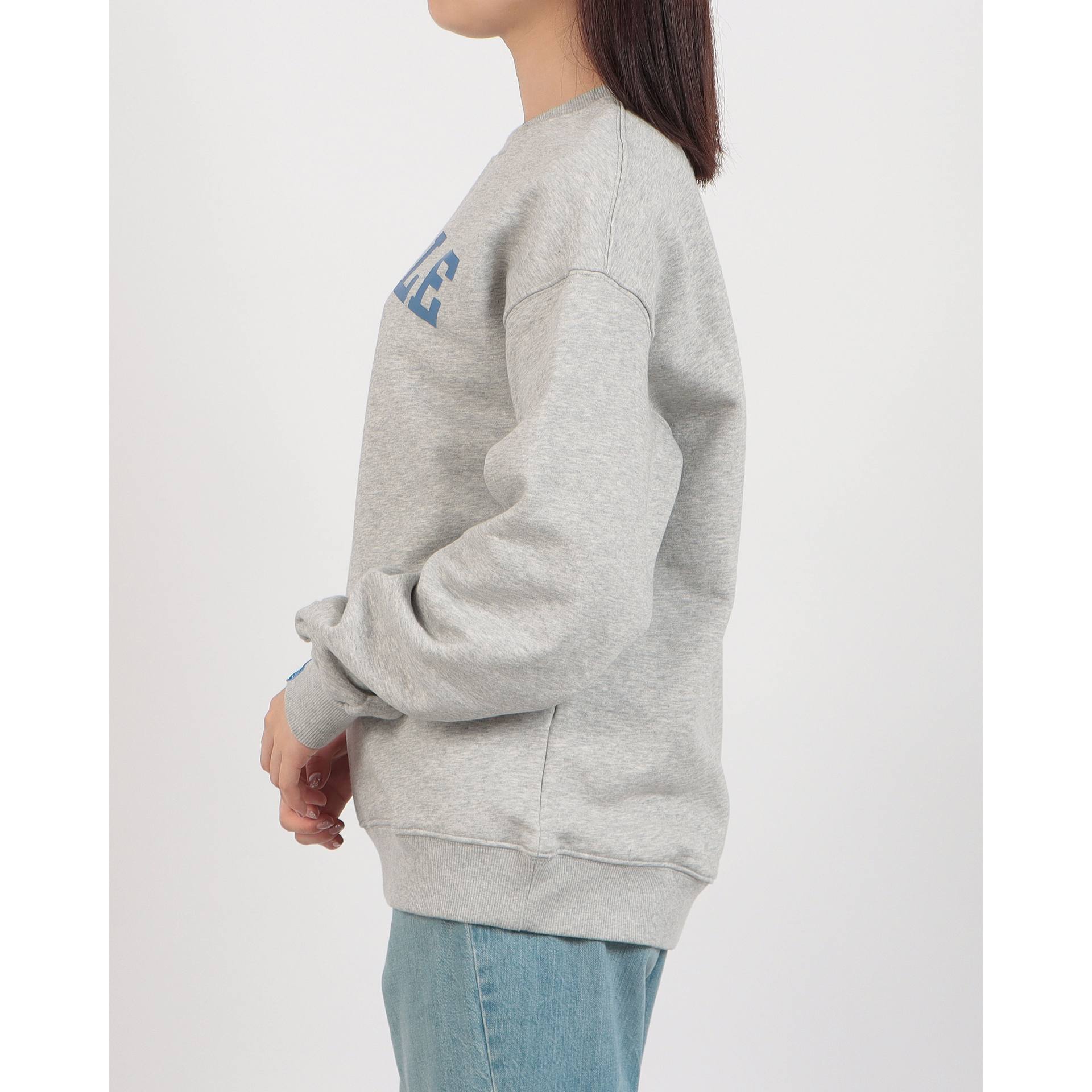 ロングライフアンドハピネス Longlife & Happiness MUSCLE JAPAN コットン クルースウェットシャツ （GREY MARL） GREY MARL
