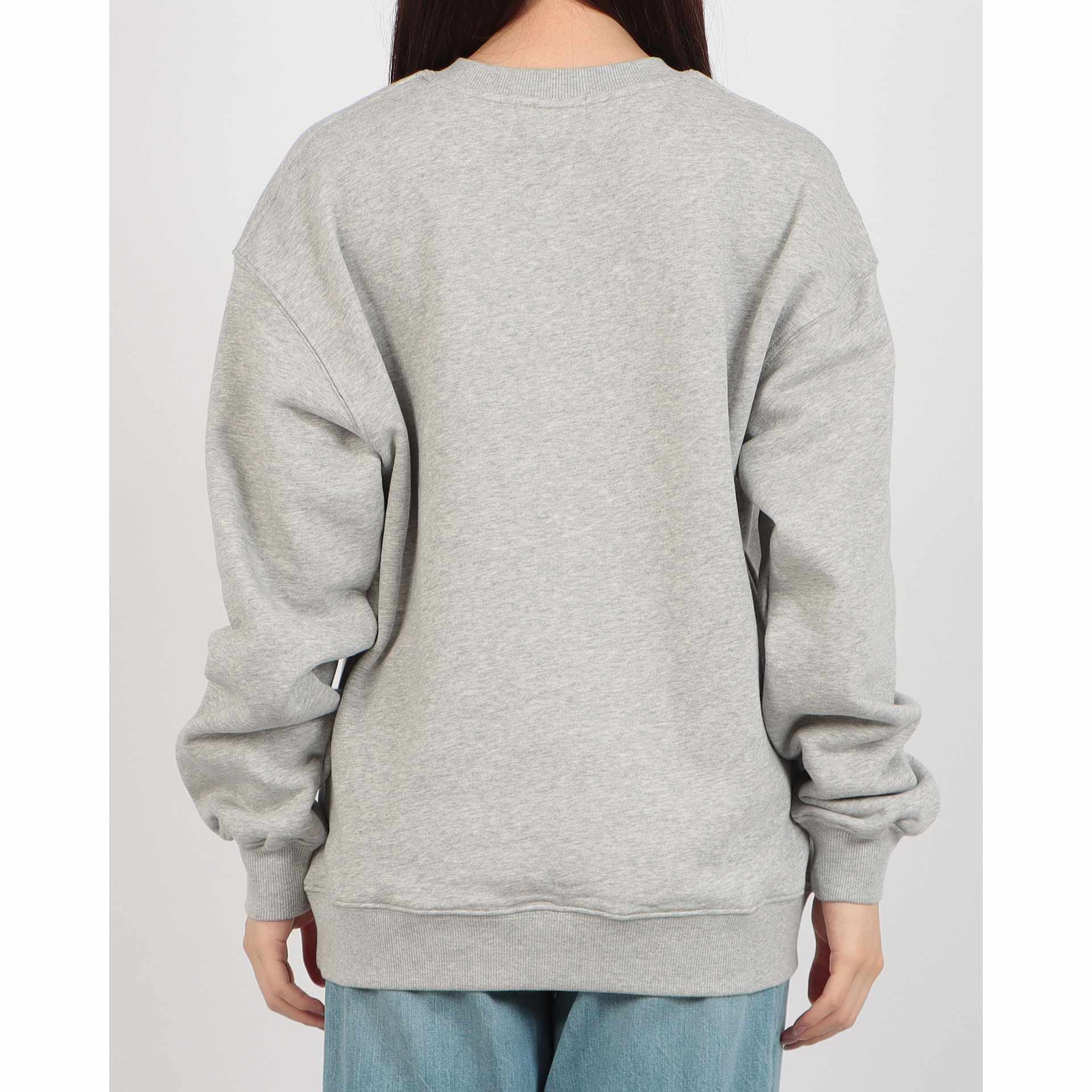 ロングライフアンドハピネス Longlife & Happiness MUSCLE JAPAN コットン クルースウェットシャツ （GREY MARL） GREY MARL