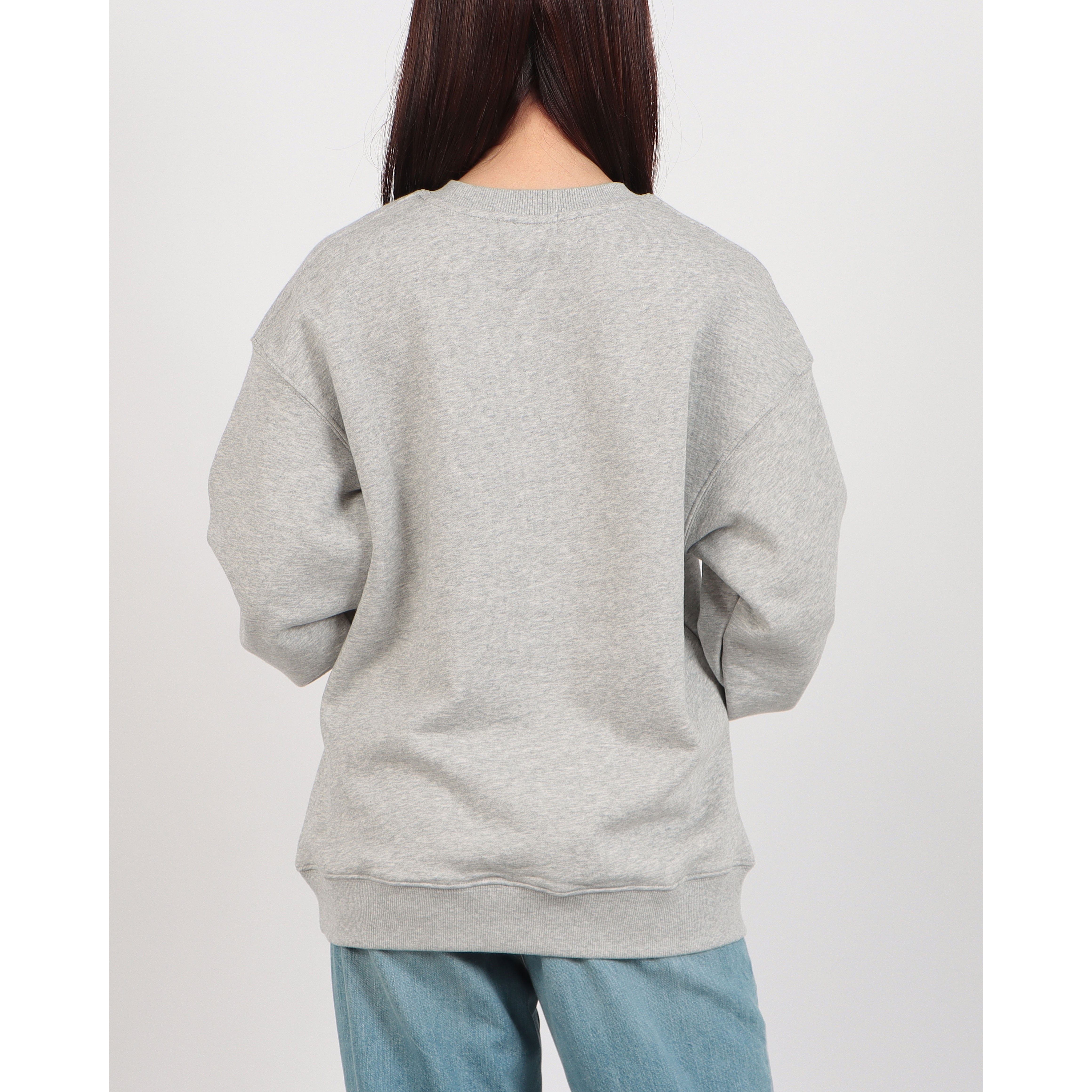 ロングライフアンドハピネス Longlife & Happiness MUSCLE JAPAN コットン クルースウェットシャツ （GREY MARL） GREY MARL