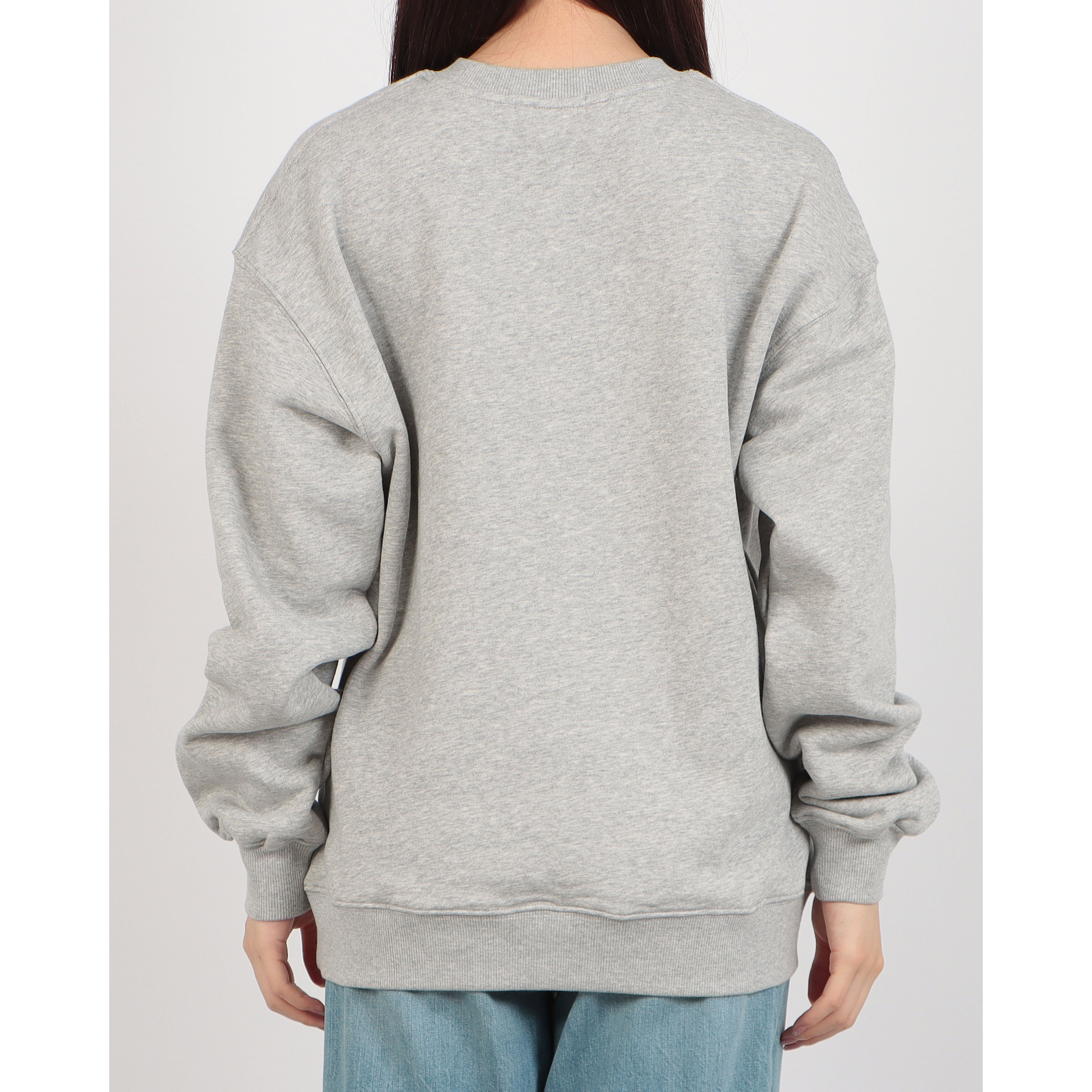 ロングライフアンドハピネス Longlife & Happiness MUSCLE JAPAN コットン クルースウェットシャツ （GREY MARL） GREY MARL