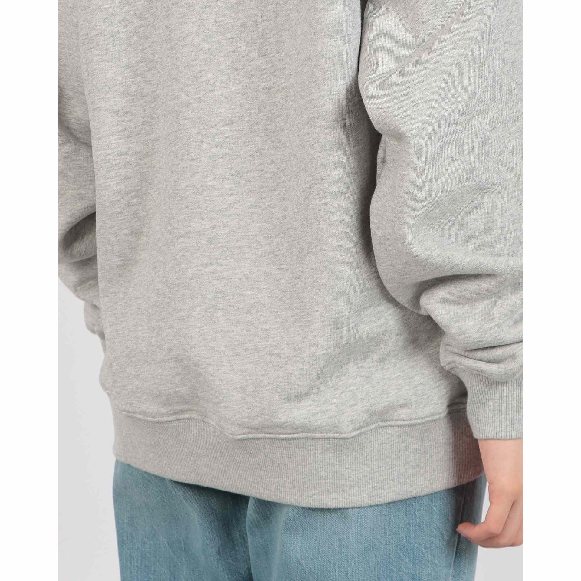 ロングライフアンドハピネス Longlife & Happiness MUSCLE JAPAN コットン クルースウェットシャツ （GREY MARL） GREY MARL