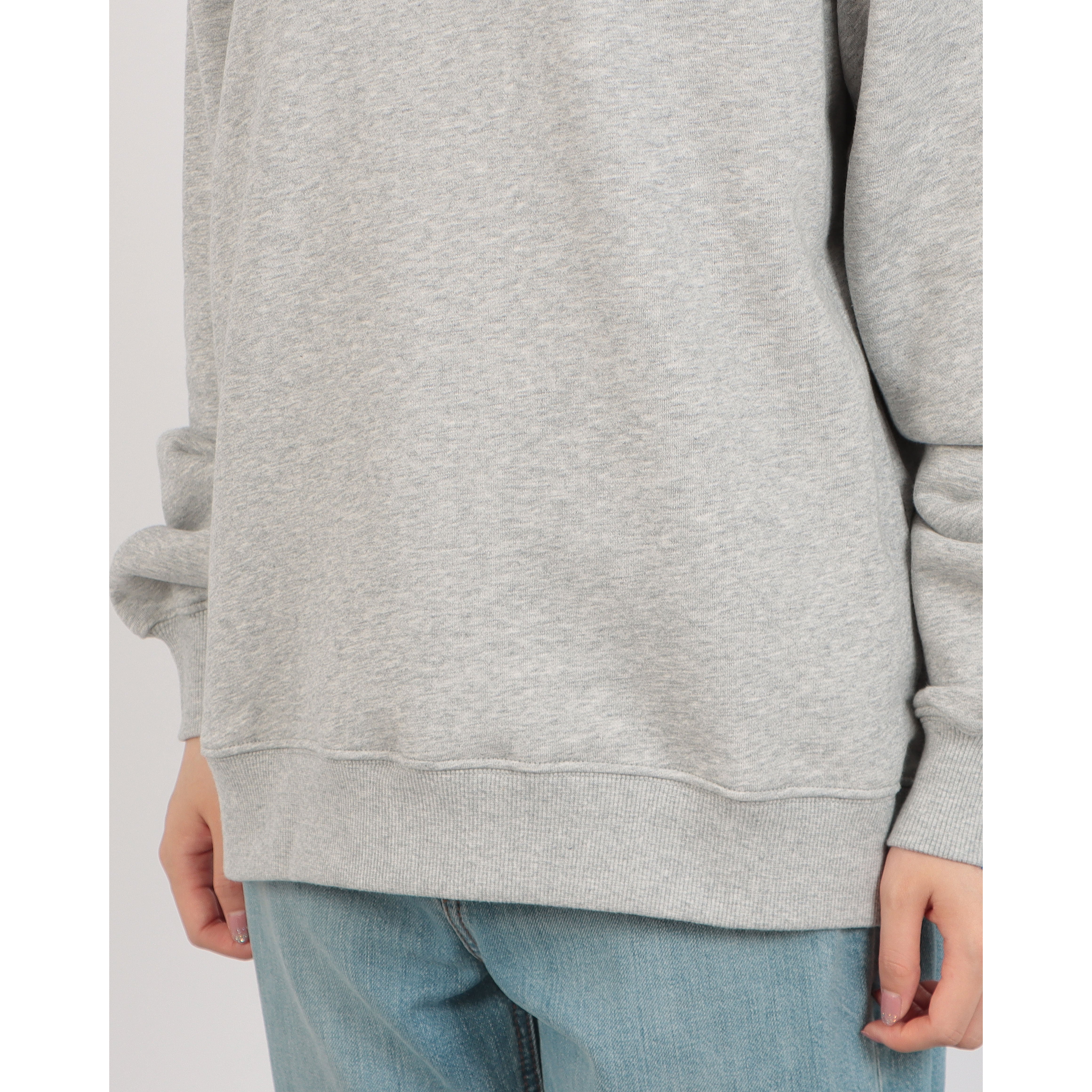 ロングライフアンドハピネス Longlife & Happiness MUSCLE JAPAN コットン クルースウェットシャツ （GREY MARL） GREY MARL