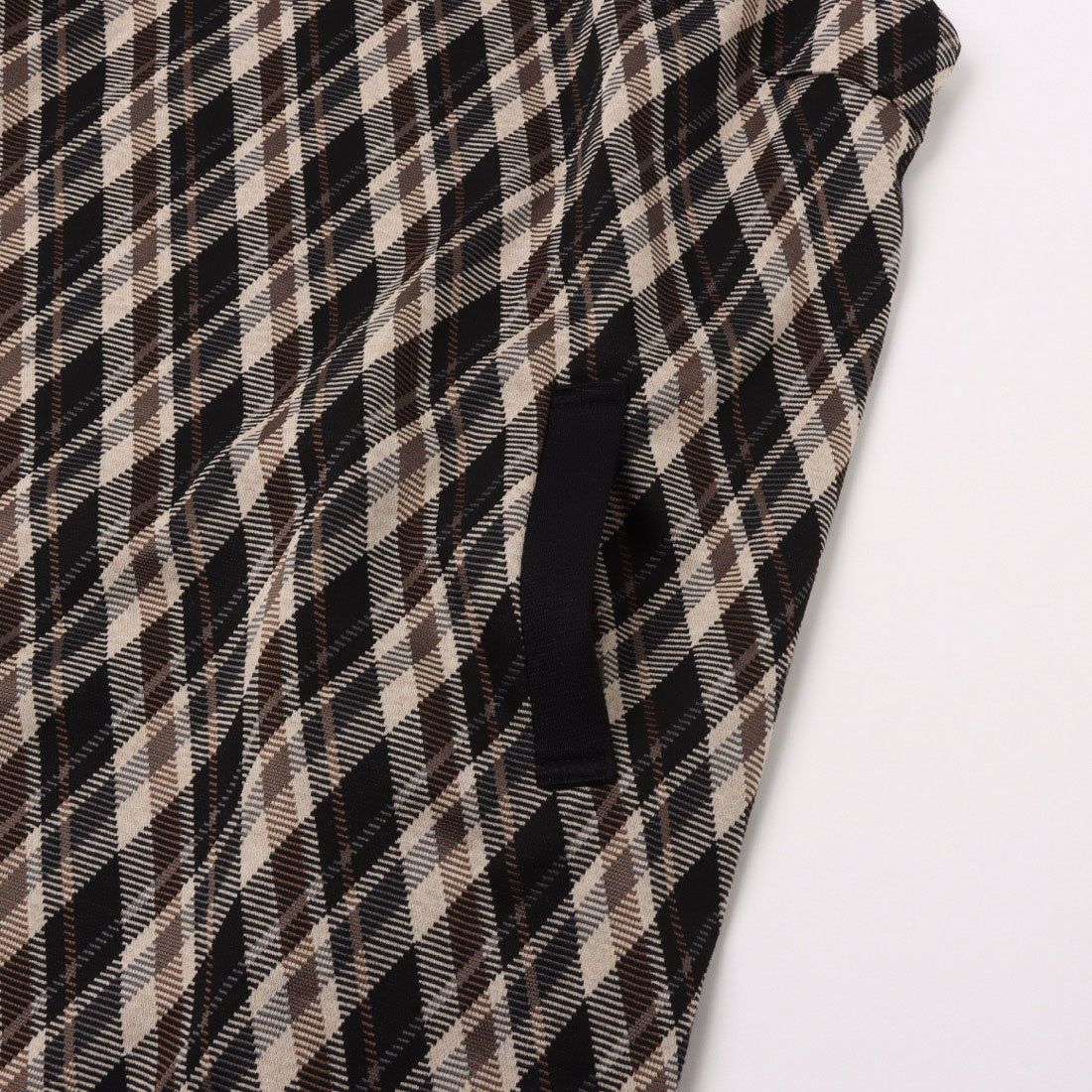 ラリベルテ Laliberte ジャガードニットダイヤ柄ワンピース （チャ） チャ