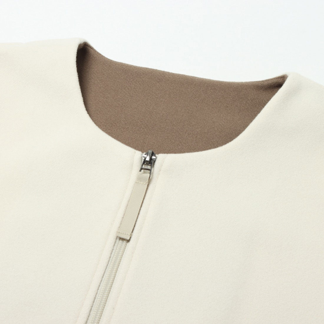 ラリベルテ Laliberte ノーカラーコート （グレー） グレー