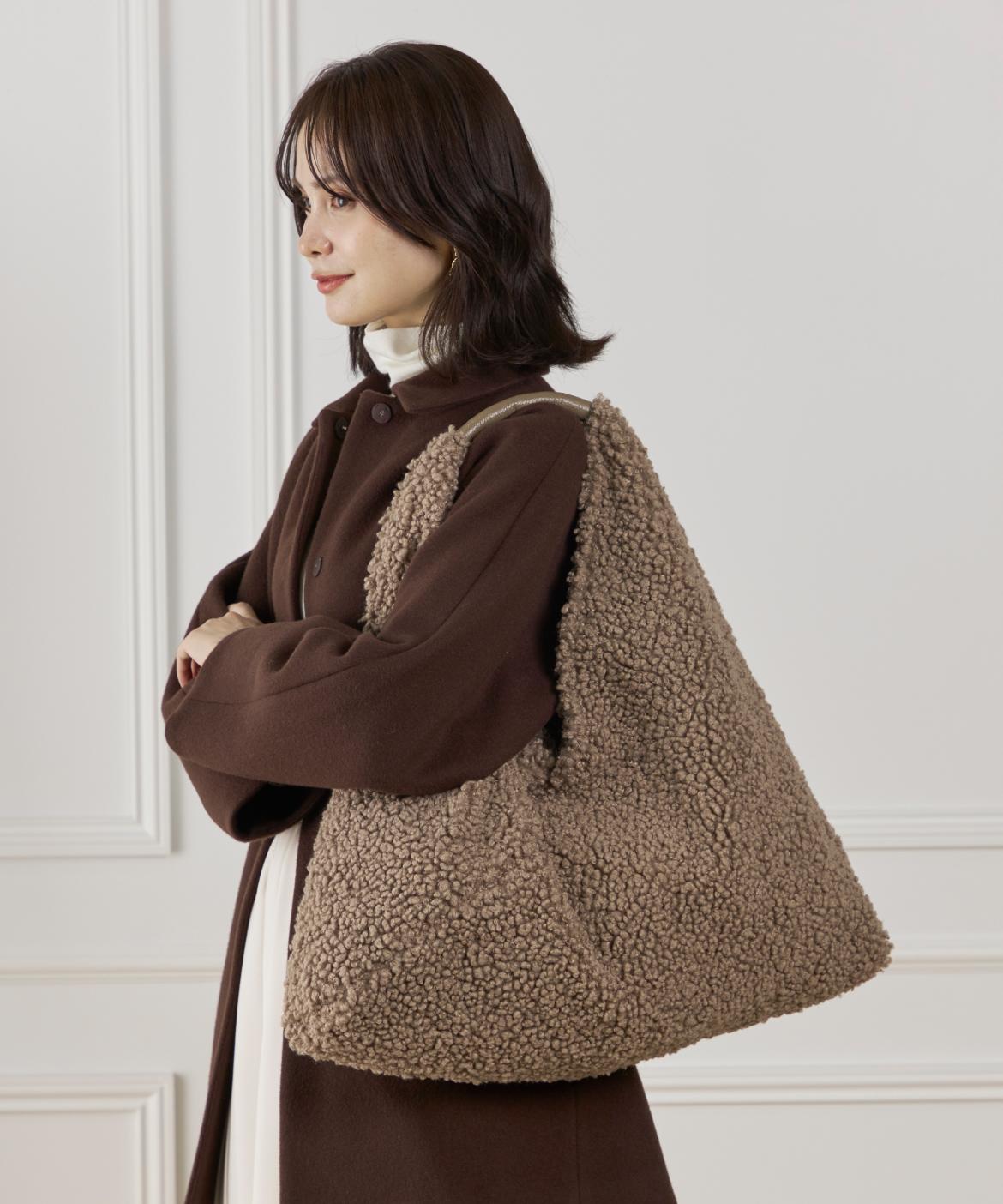 ルスーク Le Souk TEDDYショルダーバッグ《ANDREA CARDONE/アンドレアカルドネ》 （ベージュ2） ベージュ2
