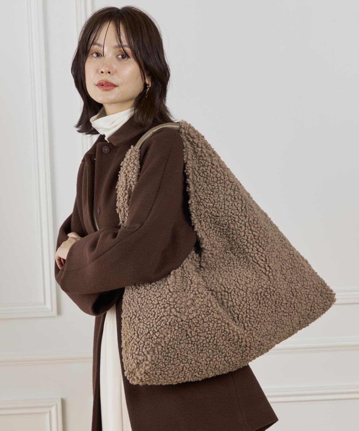 ルスーク Le Souk TEDDYショルダーバッグ《ANDREA CARDONE/アンドレアカルドネ》 （ベージュ2） ベージュ2