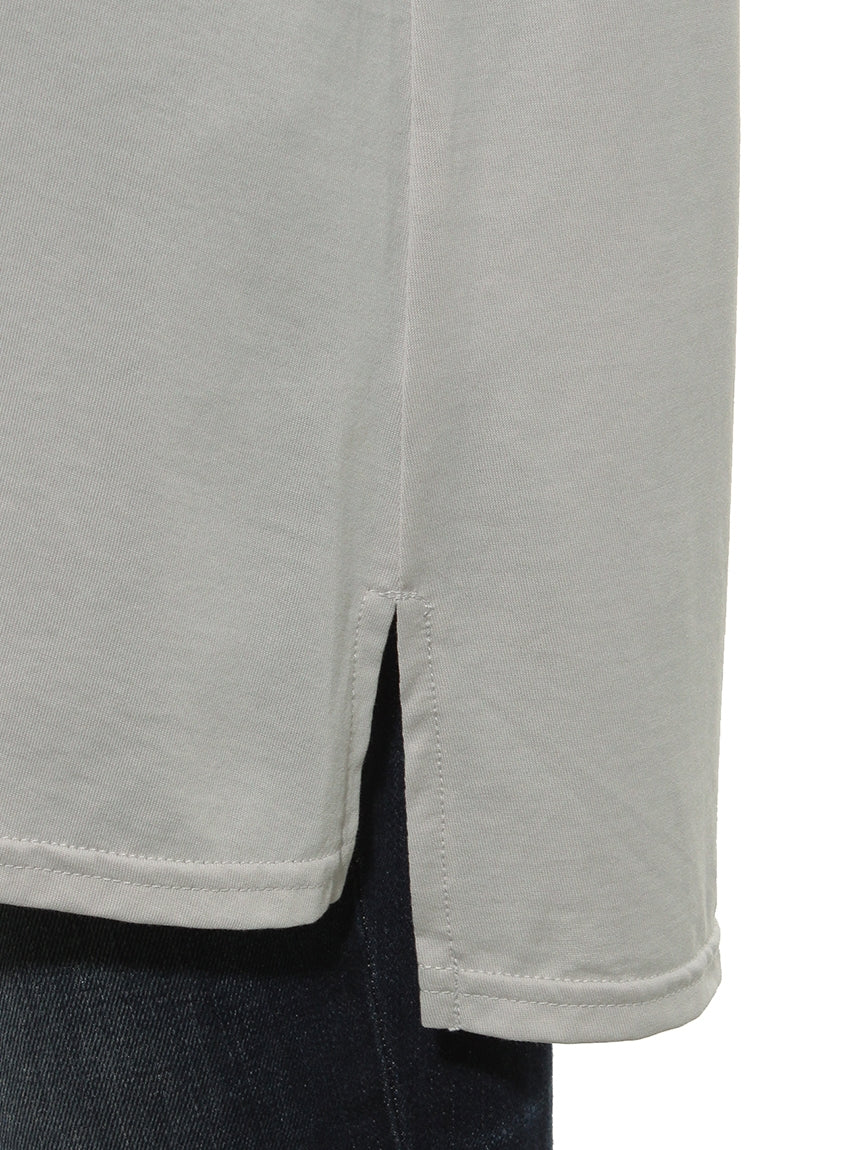 ルナリア Lunaria シルケット加工キーネックチュニック （キャメル） キャメル
