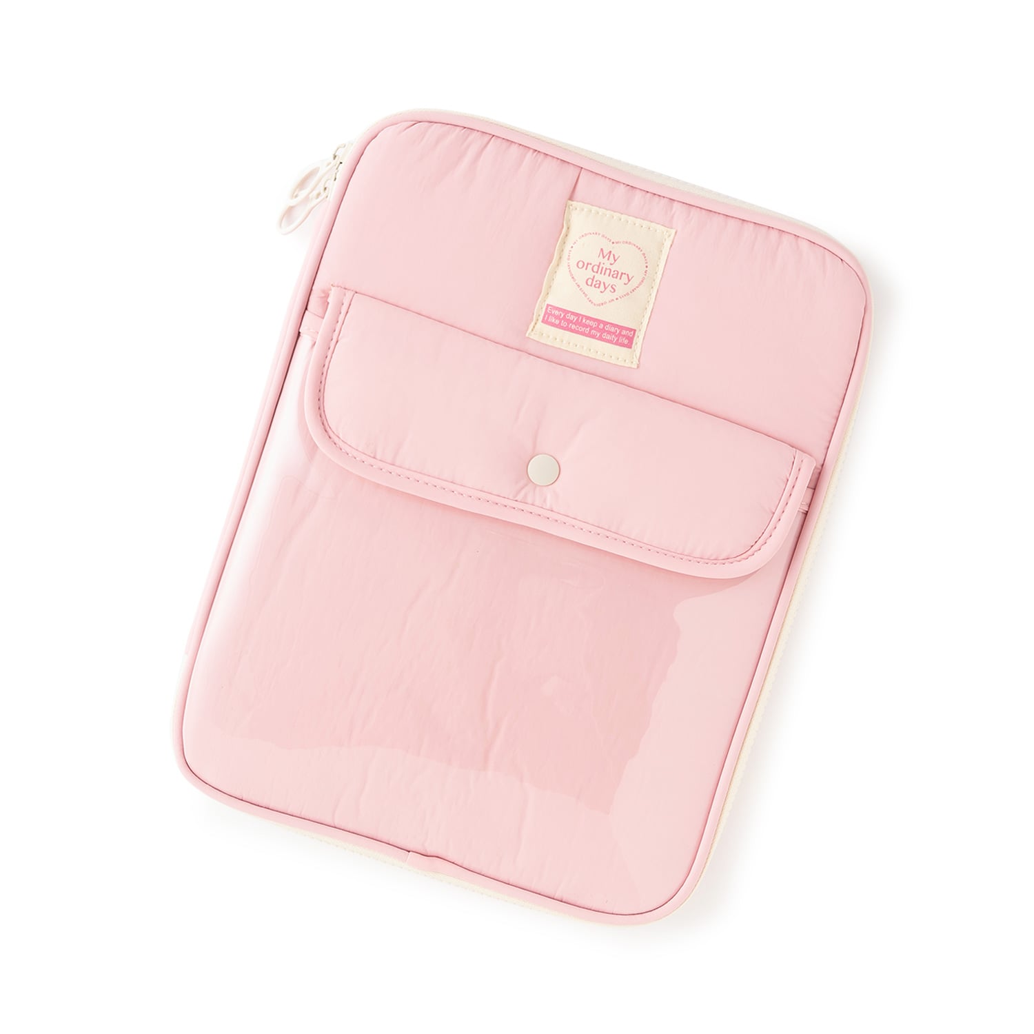 リセマイン Lycee mine 【スクール対応】クリアポケット付きタブレットケース(11インチ) （ピンク） ピンク