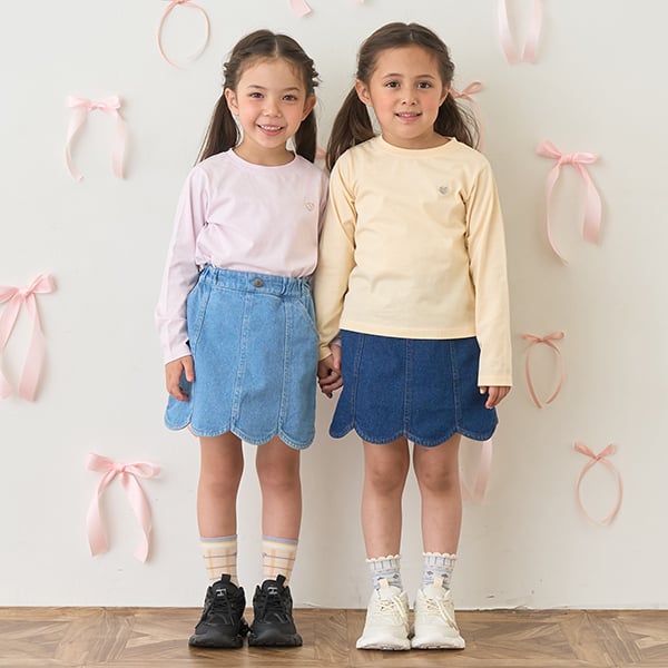 リセマイン Lycee mine 【ソフトコットン】ミニキャミ&シンプルTシャツセット （ライト ピンク） ライト ピンク